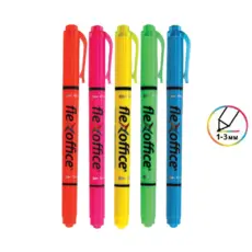 Текст маркер FO Pen комплект 5 цвята - с пиктограма 1-3 мм