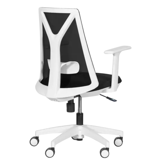 Работен стол ЗЛАТИ- черен, снимка отзад