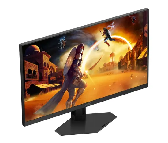 Монитор AOC Q24G4RE, 23.8" Fast IPS WLED, 2560x1440@180Hz, 1ms GtG, 0.5ms MPRT, 300cd m2, 1000:1, 80M:1 DCR, Adaptive Sync, FlickerFree, Low Blue Light, Tilt, HDMI, DP