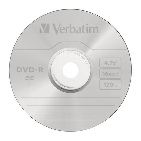 Медия Verbatim DVD-R AZO 4.7GB 16X MATT SILVER SURFACE (10 PACK)