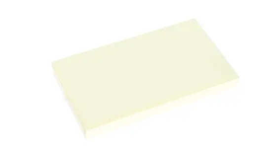 Самозалепващи листчета 125х75мм жълт пастел