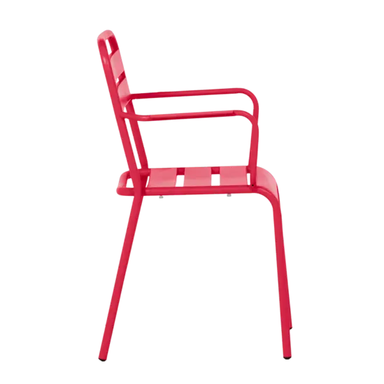 Градински стол ЛУНОРА-Метална конструкция с антикорозионно покритие