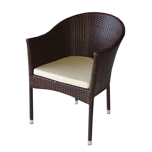 Ратанов стол МАРТИН- с мека седалка