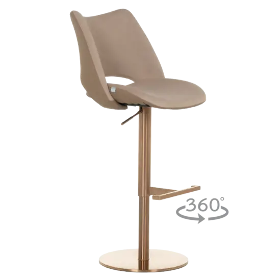 Бар стол МАРГИ- цвят капучино