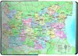 Календар бележник СТИЛ- карта на България