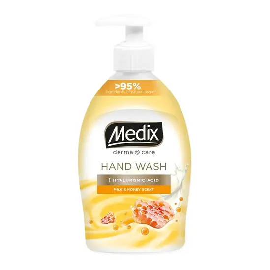 Течен сапун MEDIX Milk & Honey помпа 400 мл.