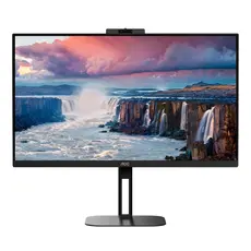 Монитор AOC Q27V5CWBK, 27' IPS WLED, 2560x1440@75Hz, 4ms GtG, 1ms MPRT, 300cd m2, 1000:1, 20M:1 DCR, Adaptive Sync, FreeSync, Low Blue Light, 5Wx2, Tilt, Height Adjust, Pivot, Swivel, HDMI, DP, USB hub