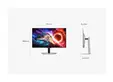 Монитор Samsung 32'' LS32HG800SU Odyssey OLED G8 4K 3840x2160 0.03ms 240Hz Glare Free DP 2.1 (UHBR20) & USB-C (98W) Silver