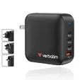 Зарядно устройство Verbatim Mini GaN Charger 165W 4 Port US plug with EU and UK adaptors