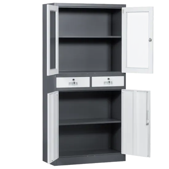 Архивен шкаф BTL LZ с 4 отделения 185х90х40 см -отворен