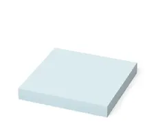 Самозалепващи листчета 75х75мм син пастел