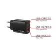 Зарядно устройство Verbatim Essentials GaN Charger 65W EU plug Black