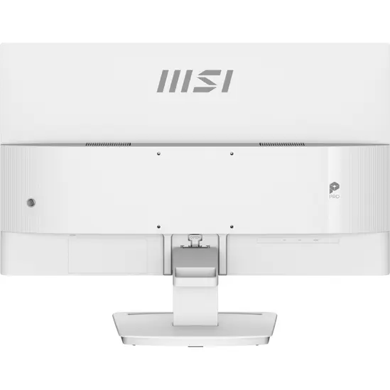 Монитор MSI PRO MP241W E14V Proffesional Bussiness Monitor, 23.8", 1ms, 144Hz VA, 1920x1080, AMD FreeSync, EyesErgo, Anti-flicker, Eye-Q Check, Project Mode, HDR Ready, 250nits AG, 3500:1, 100M:1, sRGB 98%, DP, HDMI, Tilt, VESA 100, White, 2.94kg