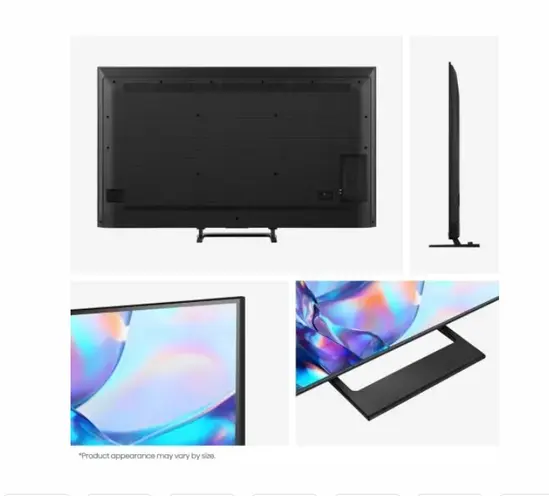 Телевизор Hisense 50" A7S, 4K Ultra HD 3840x2160, QLED, FALD, Quantum Dot, HDR 10+, HLG, Dolby Vision, Dolby Atmos, Smart TV, WiFi 5GHz, WiFi Direct, BT, Anyview Cast, 3xHDMI, 2xUSB, LAN, CI+, DVB-T2/C/S2, Black