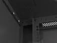 Комуникационен шкаф Lanberg rack cabinet 19' wall-mount 9U600x450 for self-assembly with metal door  black (flat pack)