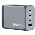 Зарядно устройство Verbatim GNC-240 GaN Charger 4 Port 240W USB AC (EUUKUS)