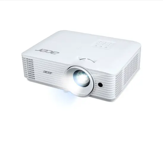 Мултимедиен проектор Acer Projector P1258i, DLP, XGA (1024x768), 4800 ANSI Lumens, 20000:1, 1.3x, 2x HDMI (1.4a), VGA, RCA, Wireless dongle included, Audio inout (3.5mm), VGA out, DC Out (5V1A, USB-A), Speaker 10W, Bluelight Shield, 2.8kg, Bag, 3Y, Whit