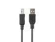 Кабел Lanberg Cable USB-A(M)-USB-B(M) 2.0 Ferrite 1.8m Box Black