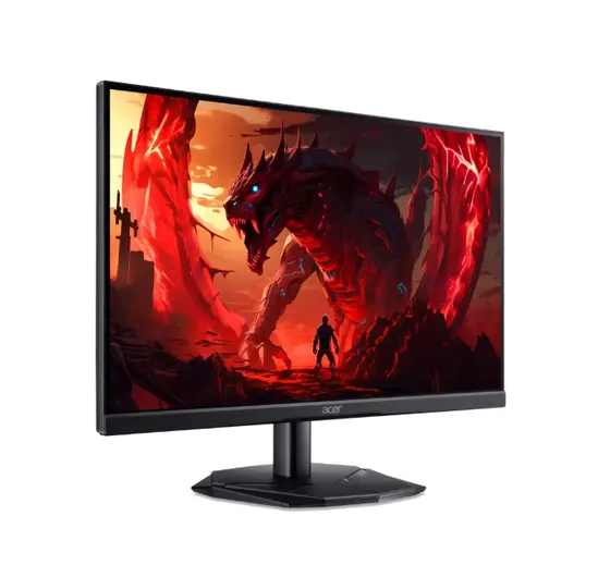 Монитор Acer Nitro KG251QX0biip, 24.5'' VA, FHD (1920X1080) ZeroFrame,FreeSync 200Hz, 1ms(VRB), 100M:1, 250nits, 99% sRGB, 2xHDMI,DP, Tilt,BluelightShield, Vesa, Black