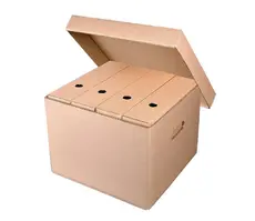 Кашон кафяв пет пласта с капак