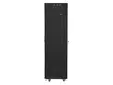 Комуникационен шкаф Lanberg rack cabinet 19' free-standing 42U600x600 (flat pack) with glass door lcd black v2