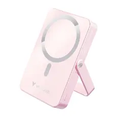 Външна батерия Verbatim Charge 'n' Go Power Bank with Stand Magnetic Wireless 10000mAh Pink