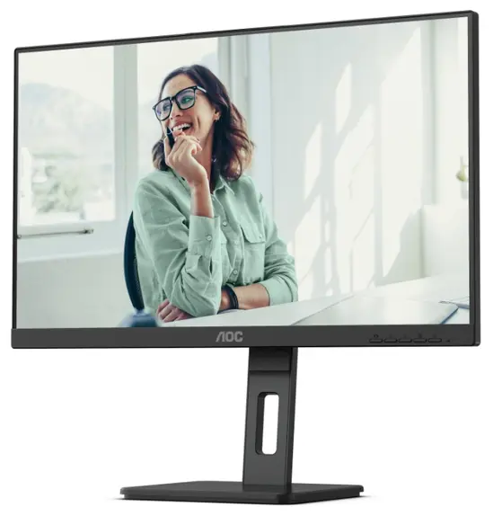 Монитор AOC 24P3CV, 23.8' IPS WLED, 1920x1080@75Hz, 4ms GtG, 300cd m2, 1000:1, 50M:1 DCR, Adaptive Sync, FlickerFree, Low Blue Light, 2Wx2, Tilt, Height Adjust, Pivot, Swivel, HDMI, DP, USB hub