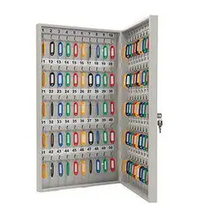 Табло за ключове KL 100 броя- за 100броя ключове, сив, отворено, с наредени ключове вътре