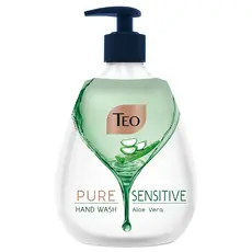Течен сапун ТЕО Milk Pure Sensitive Aloe помпа, зелен