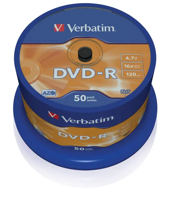 Дискове VERBATIM, DVD-R, 50 бр.