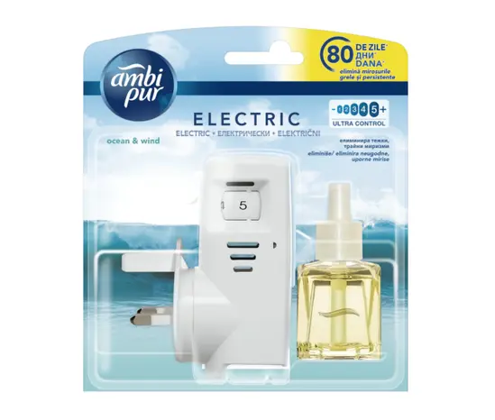 Електрически ароматизатор Ambi Pur Mono Ocean & Wind с резерва, 20 мл