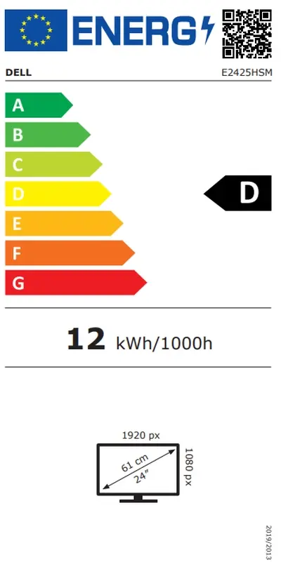 Монитор Dell E2425HSM, 23.8' Edge LED Anti-Glare, IPS Panel, 5ms GTG, 100 Hz, 1000:1, 250 cdm2, Full HD 1920x1080, VGA, HDMI, Display Port, Speacers, Height-Adjustable, Pivot, Swivel, Tilt, Black