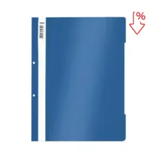 Папка PVC с перфорация тъмносиня с пиктограма