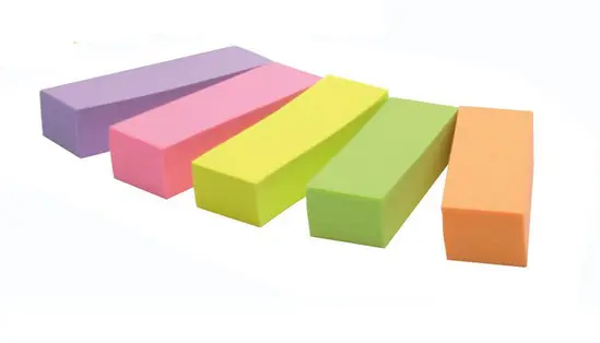 Самозалепващи индекси 15х50мм 5 цвята неон