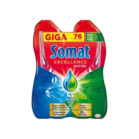  Гел за съдомиялна Somat 2 броя
