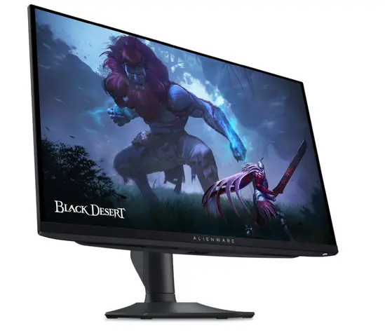 Монитор Dell Alienware AW2725DF, 26.7" QD-OLED Anti-reflection, 0.03ms, 1000 cd/m2, QHD (2560X1440), 360Hz, HDR-400, AMD FreeSyncPremium Pro+VESA, HDMI, DP, USB-C, USB 3.2,  Height Adjustable, Pivot, Swivel, Tilt, Black