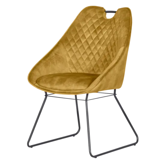 Трапезен стол ЖЕЛАНА- оранжев