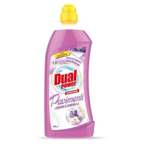 Препарат за под Dual Power Professional 1 л с лавандула, част от комплекта Dual Power