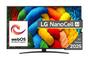 Телевизор LG 50NANO81A3A, 50' 4K HDR Smart Nano Cell TV, 3840x2160, DVB-T2/C/S2, AI Alpha 7, HDR 10 PRO, webOS 25, ThinQ AI, VRR, ALLM, HGiG, WiFi, Clear Voice, AI Upscaling, Bluetooth, Hdmi e-ARC , CI, LAN, AirPlay2, Chromecast, 2 Pole stand, Black