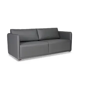 Диван триместен ИЛИНДЕН BLOK 03 - сив на цвят, сниман в профил