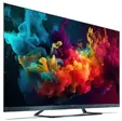 Телевизор Sharp 75FQ5EM2, 75" QLED Google TV, 4K Ultra HD 144Hz Quantum Dot 3840x2160 Aluminium Slim Frameless, AQUOS AI UltraClear, AQUOS Smooth Motion 144Hz, Active Motion 1400, Light Sensor OPC, Hybrid HARMANKARDON Speaker System, Dolby Vision IQ, Dol
