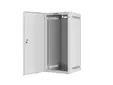 Комуникационен шкаф Lanberg rack cabinet 10' wall-mount 12U280x310 for self-assembly with metal door grey (flat pack)