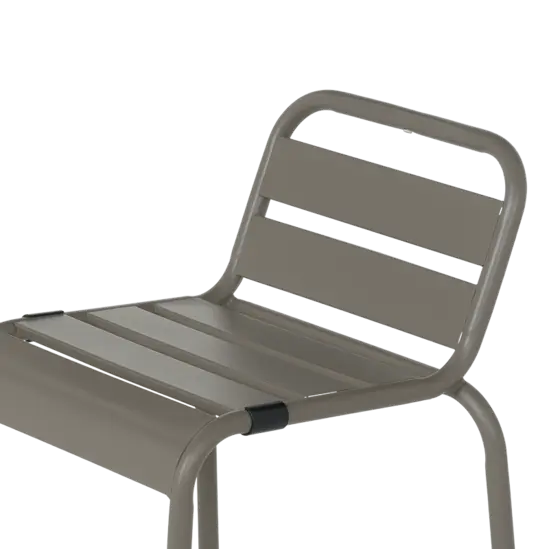 Бар стол ШАНИ- метална седалка с облегалка