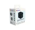 Адаптер Verbatim UTA-02 Universal Travel Adapter with 1 x USB-C PD 20W  1 x USB-A QC 3.0