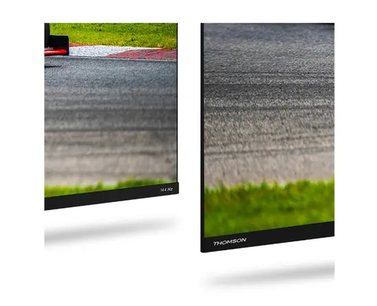 Телевизор Thomson Smart QLED Pro TV 55'; Google TV; 3840 x 2160 (4K UHD), DLED, 144 Hz, DVB-TT2CSS2, HDR10, Wi-Fi, Bluetooth, LAN, HDMI 4 (2.1), USB 2 (2.0) + 1 (3.0), Central Swivel Stand, Black