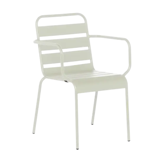 Градински стол СЕНСО- светлосив цвят на метала