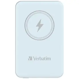 Външна батерия Verbatim MCP-5BE Power Pack 5000 mAh with UBS-C® PD 20W / Magnetic Wireless Charging 15W Blue