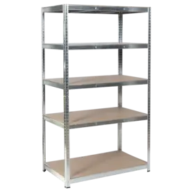 Метален стелаж BTL цинк 180x90x30см 100кг рафт