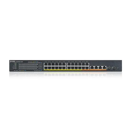 Комутатор ZyXEL XMG1930-30HP, 24-port 2.5GbE Smart Managed Layer 2 PoE 700W 22xPoE+8xPoE++ Switch with 4 10GbE and 2 SFP+ Uplink