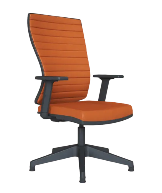 Посетителски стол ИРАКЛИ LNV 4272 - оранжев